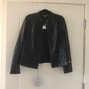 Cole Haan Leather Moro Jacket